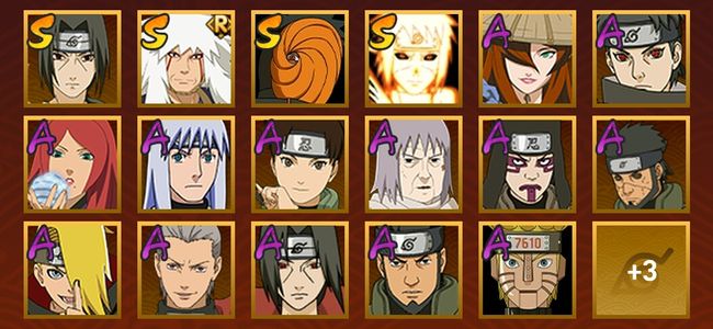 火影忍者V8 5S忍 15A忍 20忍 100W内战力 见习