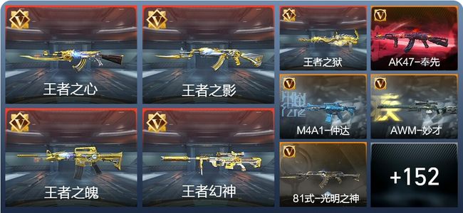 穿越火线：枪战王者V8 265英雄武器 新锐