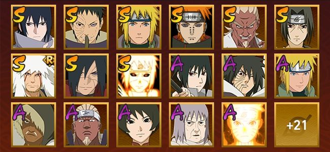 火影忍者V7 10S忍 29A忍 39忍 100W内战力