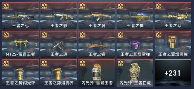穿越火线：枪战王者V7 15王者 239英雄武器 6英雄角色 427万化 新锐