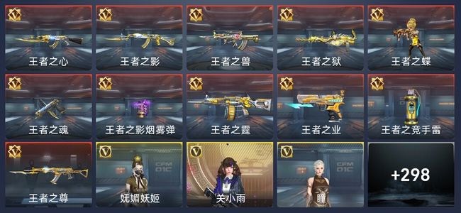 穿越火线：枪战王者V5 11王者 299英雄武器 13英雄角色 254万化 枪王S