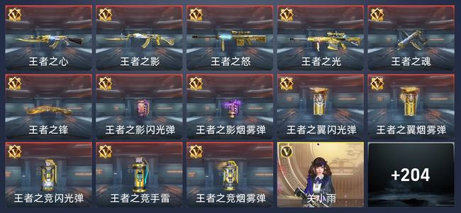 穿越火线：枪战王者V7 13王者 211英雄武器 7英雄角色 363万化 新锐