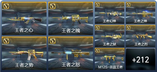 穿越火线：枪战王者V9 24王者武器 246英雄武器 342万化 专家