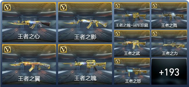 穿越火线：枪战王者V10 26王者武器 221英雄武器 100万化 专家S