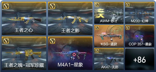 穿越火线：枪战王者V8 4王者武器 103英雄武器 300万化 专家