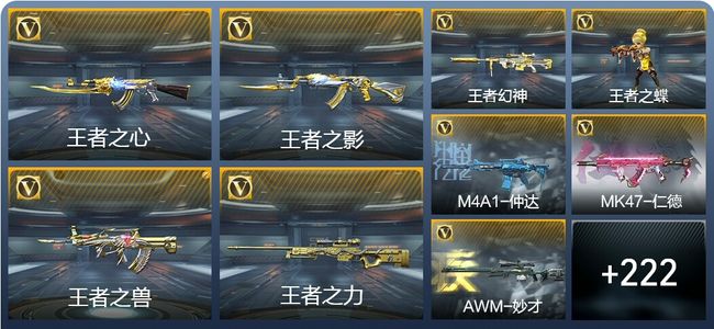 穿越火线：枪战王者【苹果版】V8 25王者武器 315英雄武器 727万化 新锐