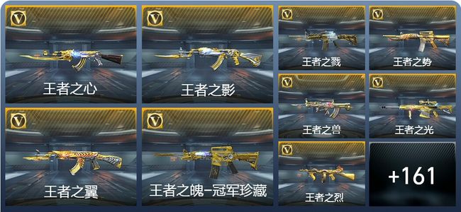 穿越火线：枪战王者V8 30王者武器 179英雄武器 196万化 专家S