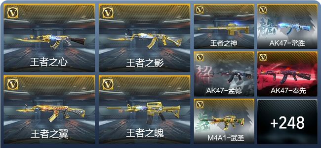 穿越火线：枪战王者V8 26王者武器 266英雄武器 13英雄角色 567万化 专家S