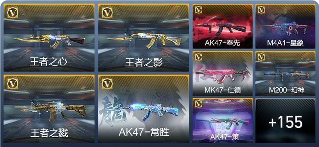 穿越火线：枪战王者V9 14王者武器 174英雄武器 1万化 专家