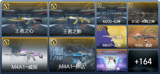 穿越火线：枪战王者V4 11王者武器 208英雄武器 400万化 新锐