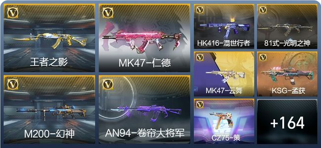 穿越火线：枪战王者V6 3王者武器 201英雄武器 1万化 专家S