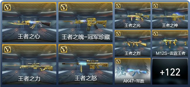 穿越火线:枪战王者V9 18王者武器 204英雄武器 61英雄角色 513万化 新锐