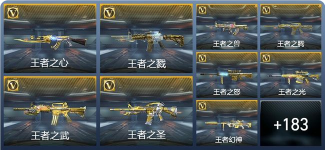 穿越火线:枪战王者V9 37王者武器 241英雄武器 579万化 专家