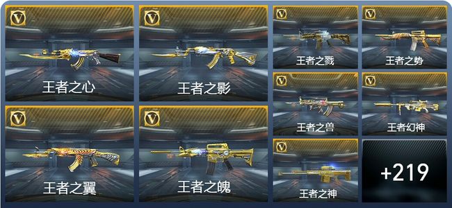 穿越火线：枪战王者V9 30王者武器 270英雄武器 5英雄角色 467万化 枪圣