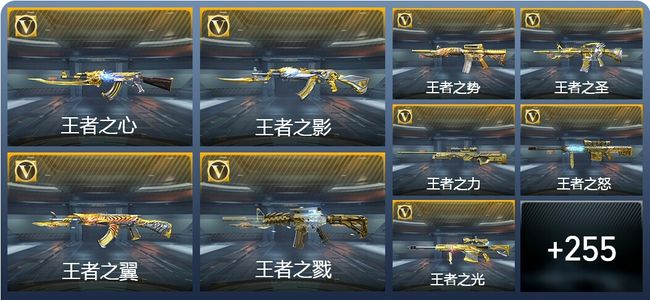 穿越火线：枪战王者V10 36王者武器 303英雄武器 20英雄角色 643万化 大师