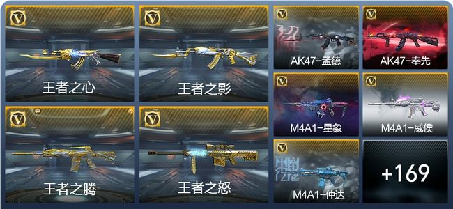 穿越火线：枪战王者V9 30王者武器 194英雄武器 1111万化 枪皇