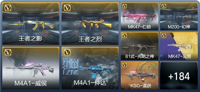 穿越火线：枪战王者V5 6王者武器 217英雄武器 377万化 枪神