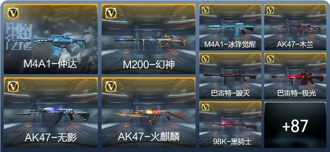 穿越火线：枪战王者V4 1王者武器 133英雄武器 253万化 枪圣