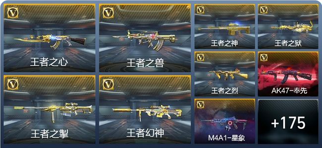 穿越火线：枪战王者V9 30王者武器 218英雄武器 11英雄角色 449万化 枪王