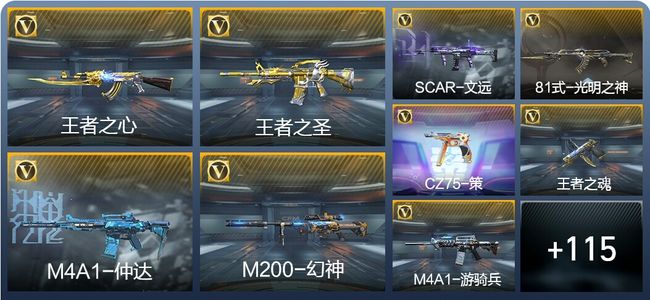 穿越火线：枪战王者V6 5王者武器 140英雄武器 2英雄角色 1111万化 专家S