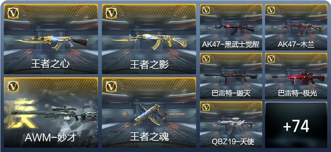 穿越火线：枪战王者4王者武器 102英雄武器 83万化 新锐