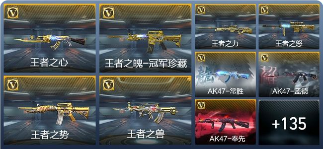 穿越火线：枪战王者V10 9王者武器 229英雄武器 48英雄角色 400万化 新锐