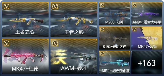 穿越火线：枪战王者V5 4王者武器 209英雄武器 新锐