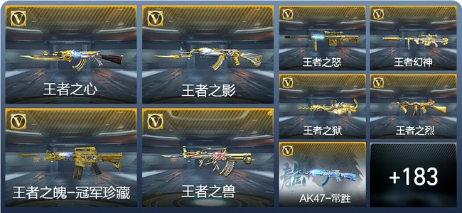 穿越火线：枪战王者V9 31王者武器 211英雄武器 391万化 新锐