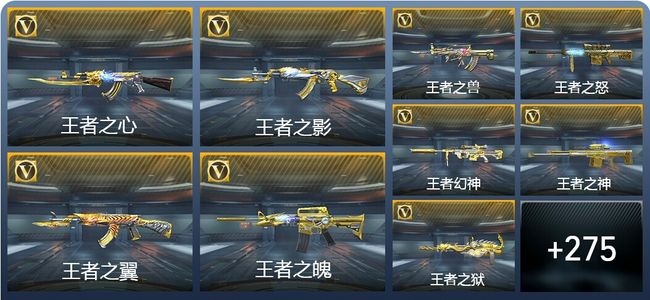 穿越火线：枪战王者V9 37王者武器 304英雄武器 41英雄角色 659万化 专家S