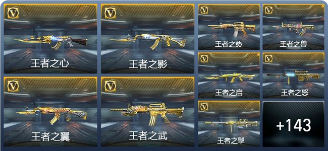 穿越火线：枪战王者V9 19王者武器 169英雄武器 3英雄角色 1111万化 专家S