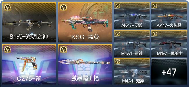 穿越火线：枪战王者V3 121英雄武器 19英雄角色 176万化 新锐