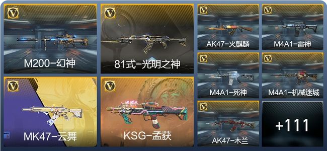 穿越火线：枪战王者V2 137英雄武器 1111万化 新锐