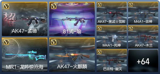 穿越火线：枪战王者V5 76英雄武器 163万化 专家