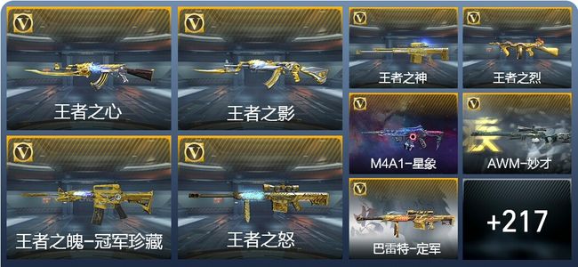 穿越火线：枪战王者V9 10王者武器 236英雄武器 49英雄角色 448万化 专家S