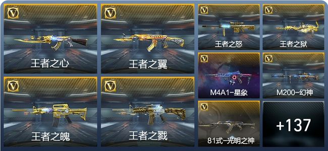 穿越火线：枪战王者V8 23王者武器 158英雄武器 1111万化 枪圣