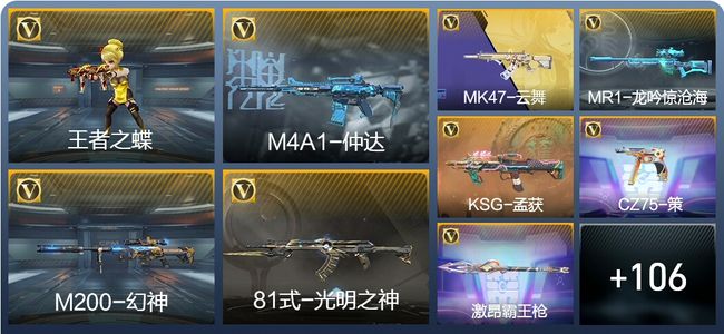 穿越火线：枪战王者V3 2王者武器 132英雄武器 大师SS