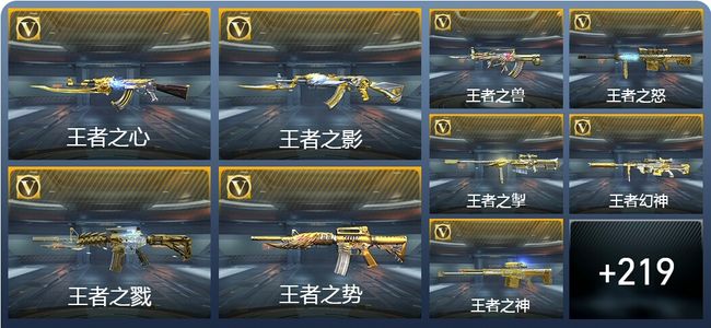 穿越火线：枪战王者V8 28王者武器 253英雄武器 451万化 枪圣SSS