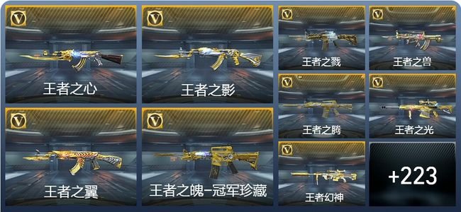 穿越火线：枪战王者V9 36王者武器 254英雄武器 57英雄角色 388万化 传奇