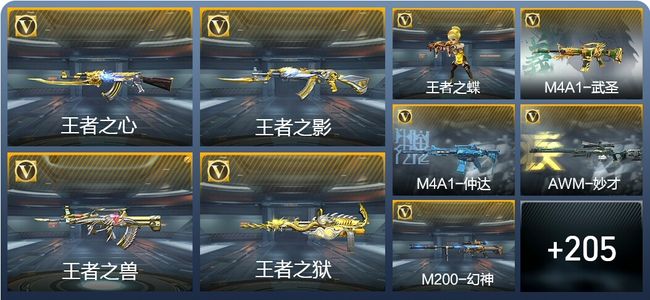 穿越火线：枪战王者V7 10王者武器 254英雄武器 48英雄角色 389万化 传奇