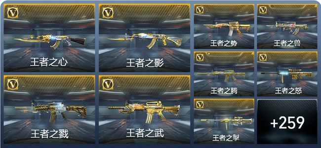 穿越火线：枪战王者V9 40王者武器 298英雄武器 438万化 专家