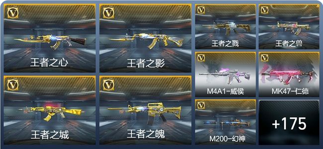 穿越火线：枪战王者V8 30王者武器 194英雄武器 392万化 精英