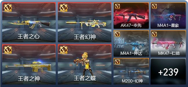 穿越火线：枪战王者V7 15王者 276英雄武器 521万化 新锐