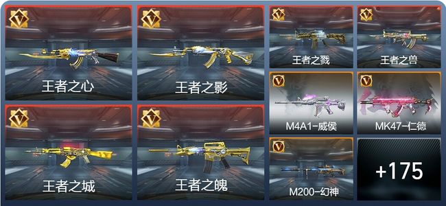 穿越火线：枪战王者V8 30王者 194英雄武器 3123万化 新锐