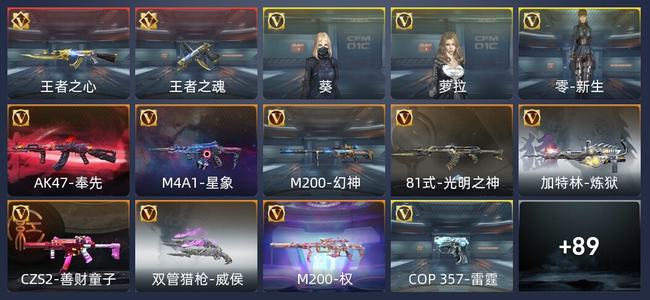 穿越火线：枪战王者V6 2王者 195英雄武器 20万化 新锐