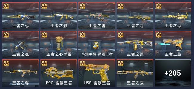 穿越火线：枪战王者V7 14王者 302英雄武器 53英雄角色 490万化 传奇