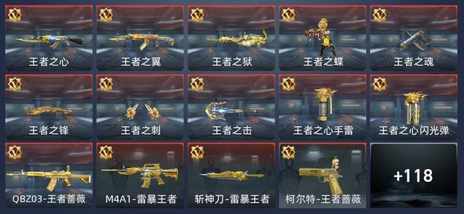 穿越火线：枪战王者V8 18王者 158英雄武器 新锐