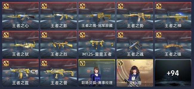 穿越火线：枪战王者V8 12王者 270英雄武器 11英雄角色 67万化 新锐