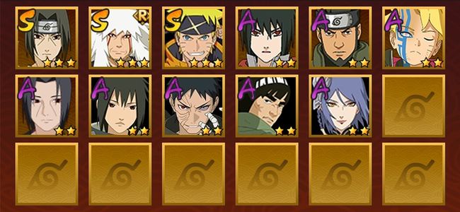 火影忍者V6 3S忍 8A忍 55忍 560S碎片 8通灵 100W战力 暗部