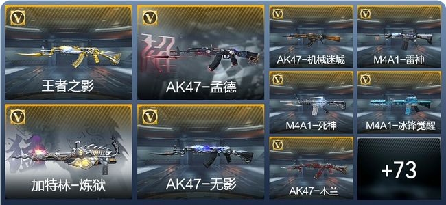 穿越火线：枪战王者V6 1王者武器 91英雄武器 186万化 专家S