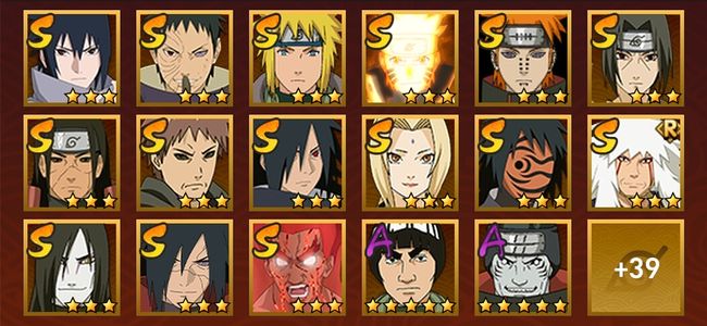 火影忍者V11 18S忍 38A忍 183忍 2161S碎片 17通灵 700W战力 前1000名 上忍